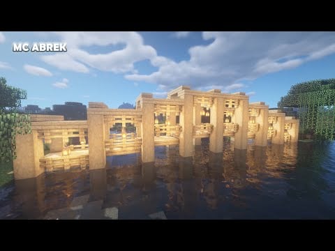 Minecraft: #26 | THREE WOODEN BRIDGE tutorial | how to build wooden bridge