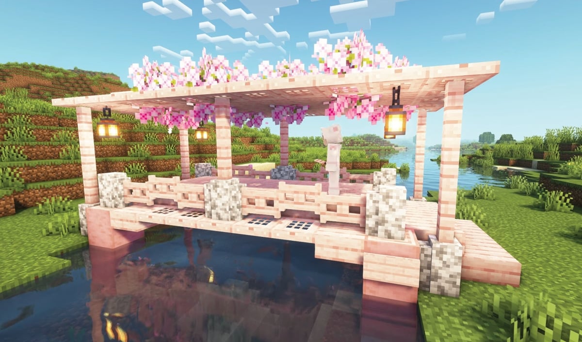 Simple Cherry Blossom Bridge