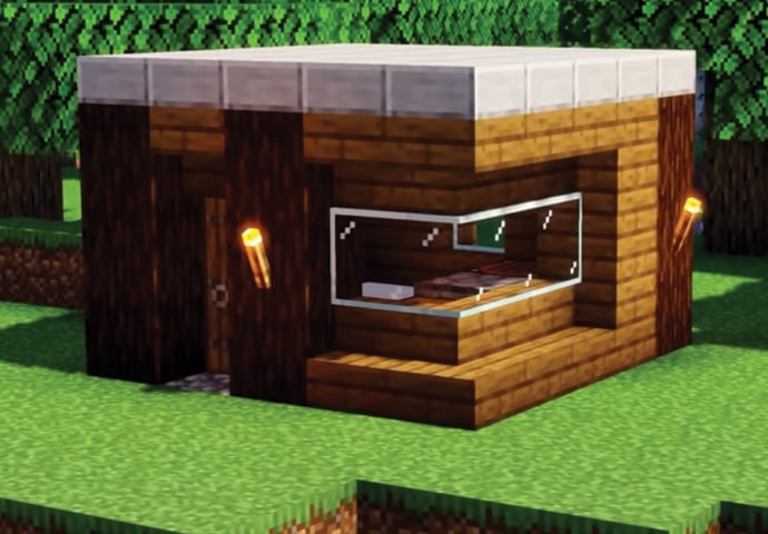 Compact Wooden House For Any Minecraft Biome