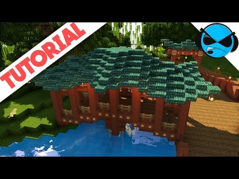 Minecraft: How To Build A Japanese Bridge (Tutorial)