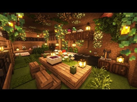 [Minecraft] 🧚🌿 Fairy Underground House Tutorial / Cottagecore / Mizuno