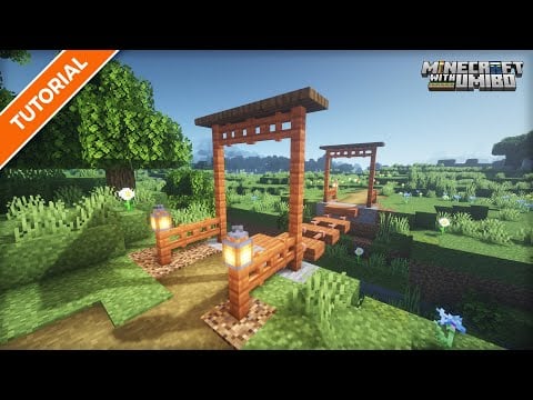 Minecraft Tutorial  |  Tiny Suspension Bridge