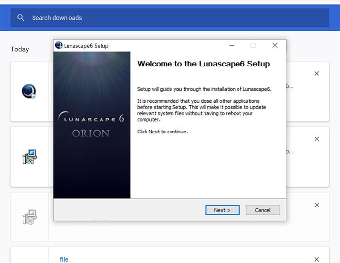 Lunascape Installer