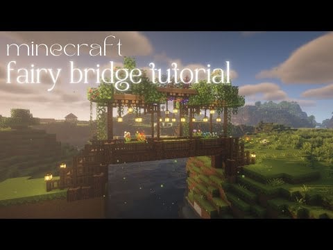 Aesthetic Minecraft │ Fairy Bridge Tutorial 🧚✨ Mizuno