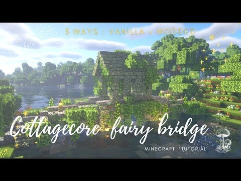 Fairy Bridge Tutorial 🧚✨ | Cottagecore Minecraft | Aesthetic